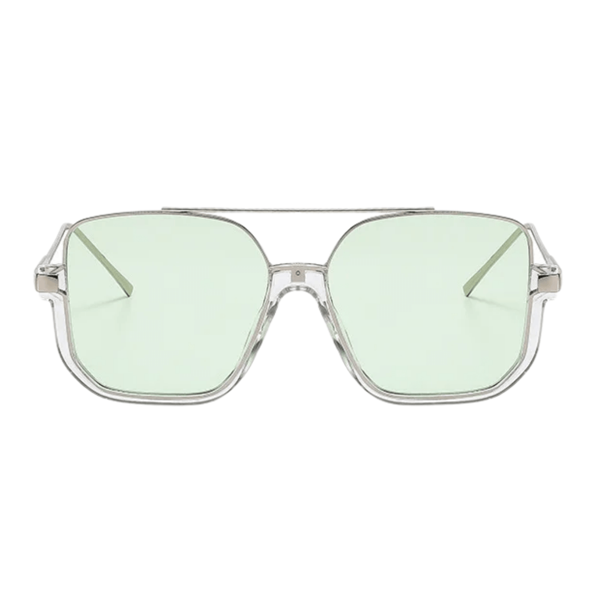 Óculos de Sol Quadrado Verde - Modelo Olivia