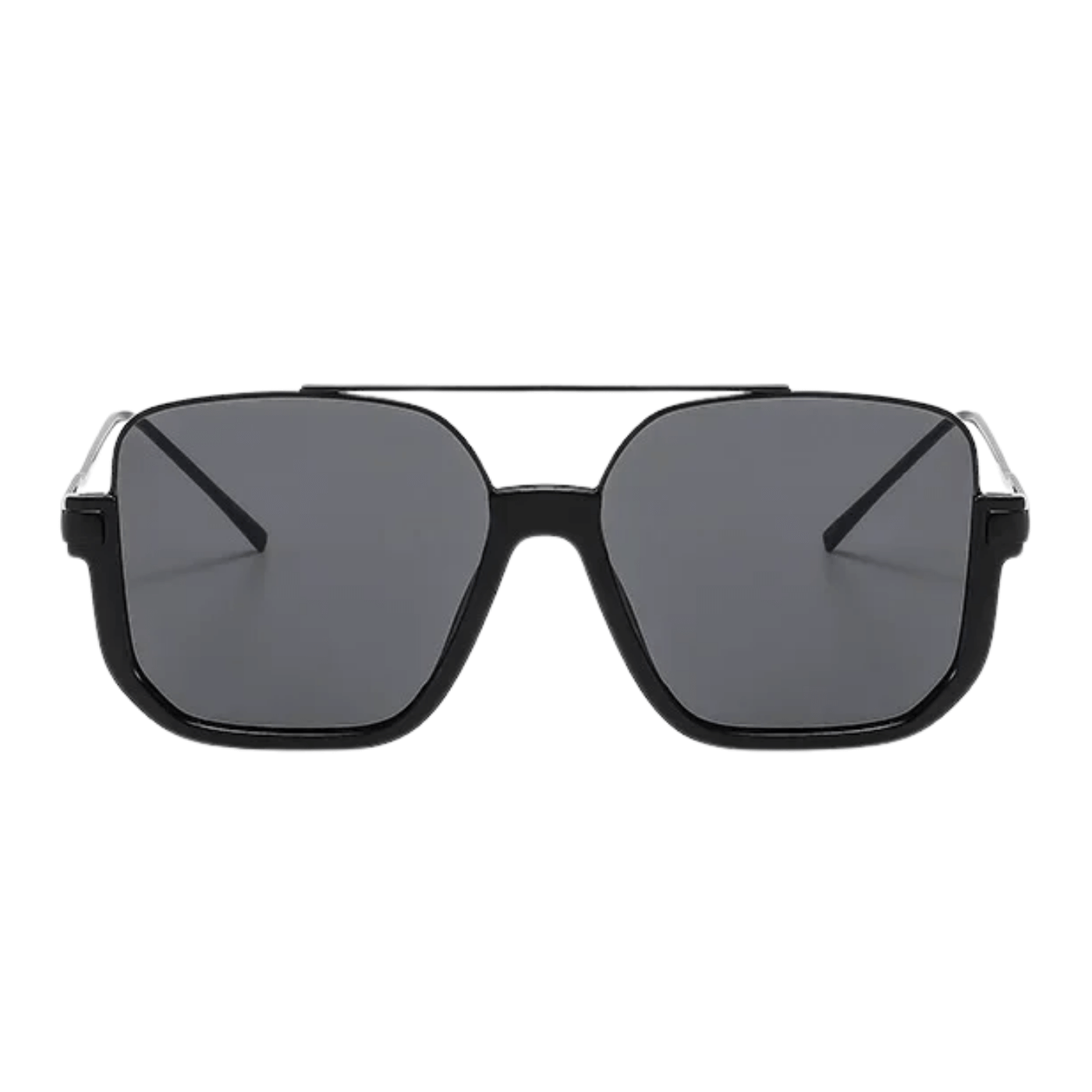 Óculos de Sol Quadrado Preto - Modelo Olivia