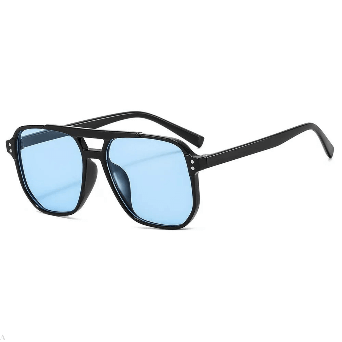 Óculos de Sol Quadrado Azul - Modelo Aurora