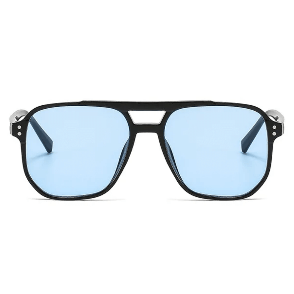 Óculos de Sol Quadrado Azul - Modelo Aurora