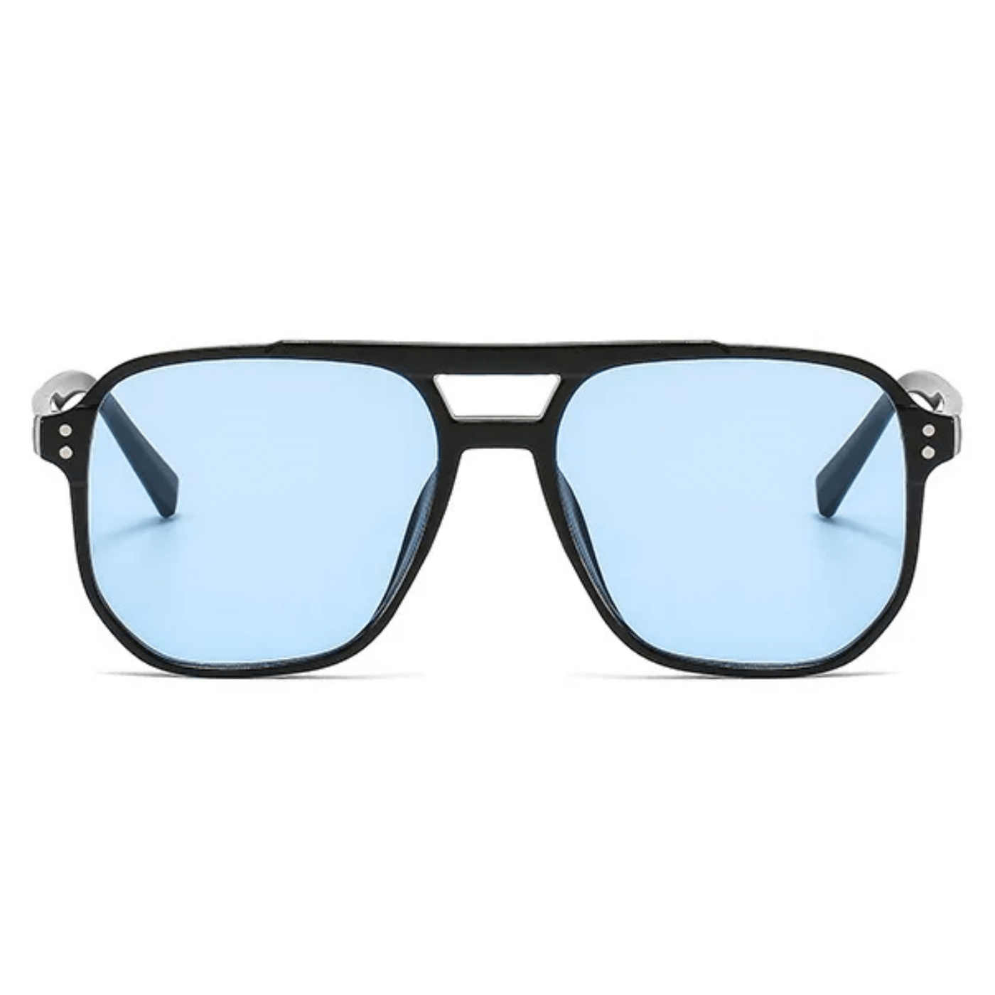 Óculos de Sol Quadrado Azul - Modelo Aurora