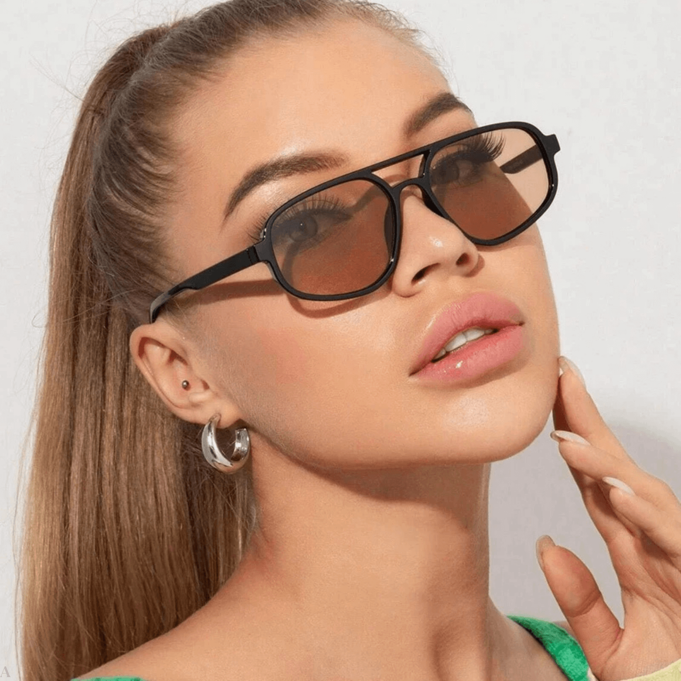 Óculos de Sol Leopardo - Modelo Frame