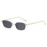 Óculos de Sol Retro Dourado - Modelo Búzios