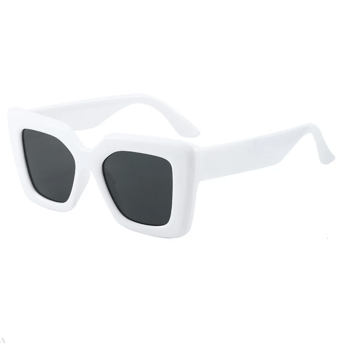 Óculos de Sol Quadrado Branco - Modelo Capri