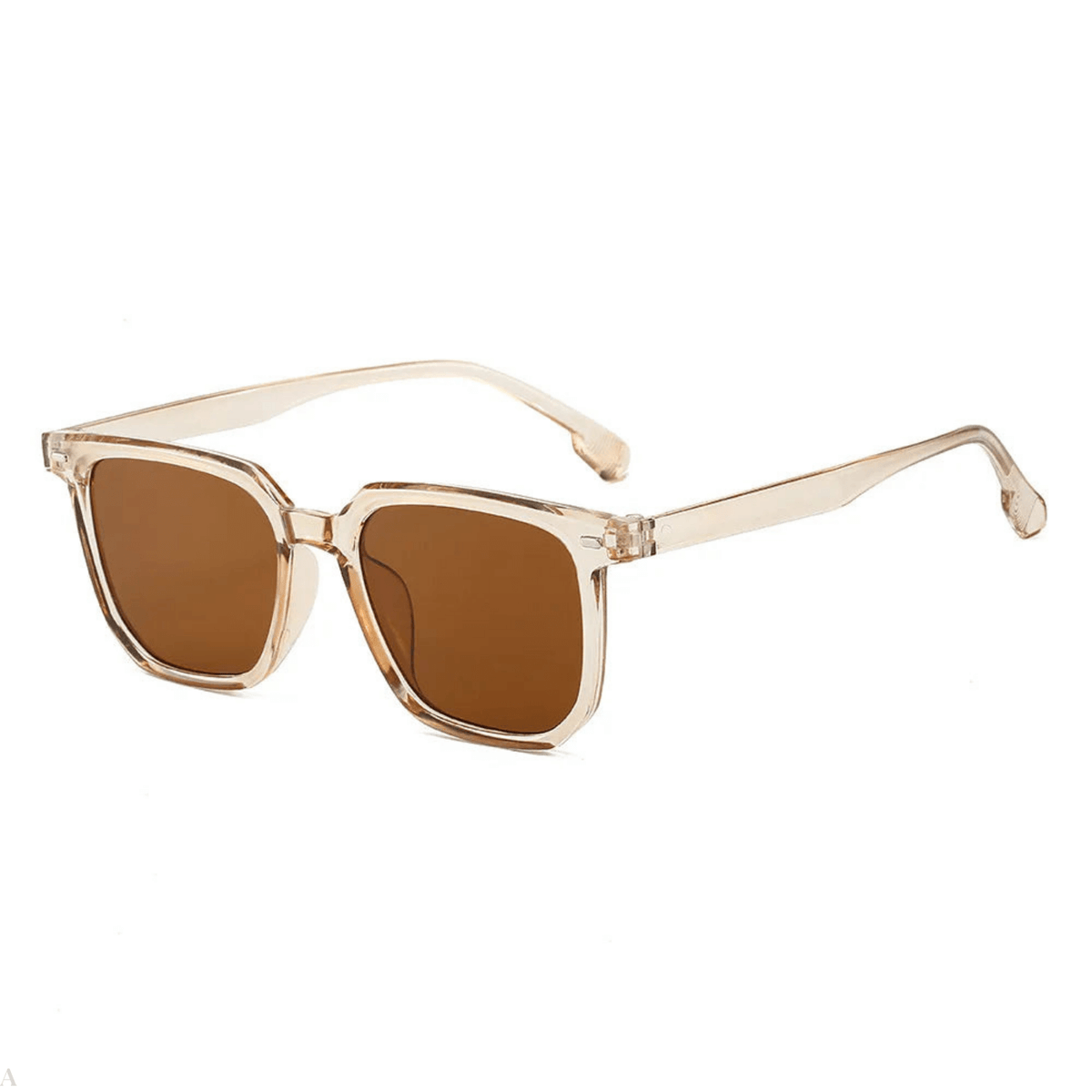 Óculos de Sol Quadrado Bronze - Modelo Jurerê
