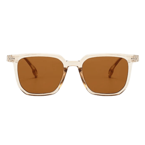 Óculos de Sol Quadrado Bronze - Modelo Jurerê