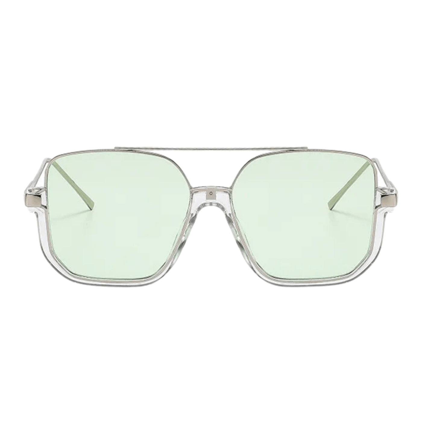 Óculos de Sol Quadrado Verde - Modelo Olivia