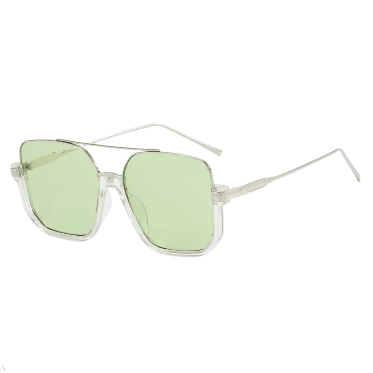 Óculos de Sol Quadrado Verde - Modelo Olivia