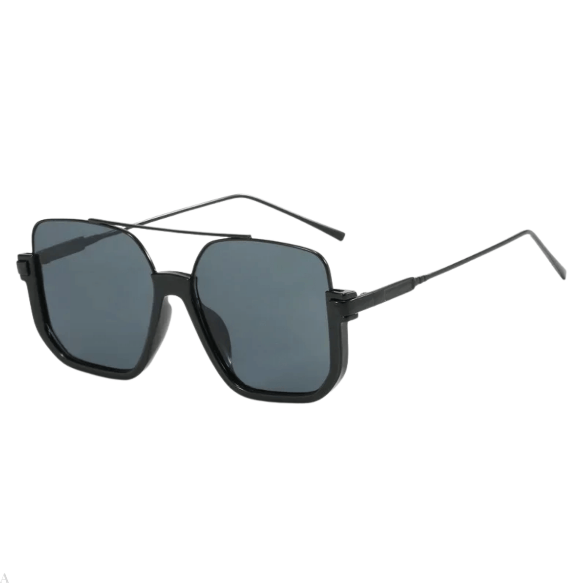 Óculos de Sol Quadrado Preto - Modelo Olivia