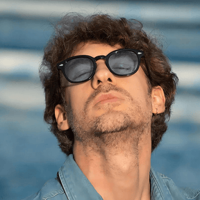 Óculos de Sol Redondo Azul - Modelo Tijuca