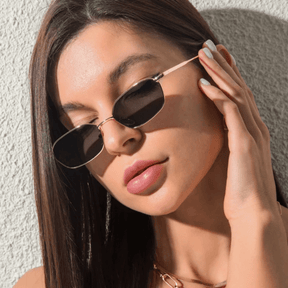 Óculos de Sol Retro Bronze - Modelo Búzios