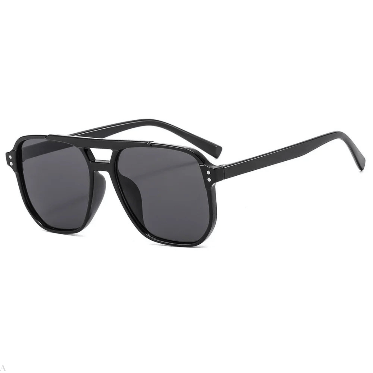 Óculos de Sol Quadrado Preto - Modelo Aurora